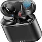 TOZO T6 Wireless Earbuds, Bluetooth 5.3 Ear Buds, Stereo Sound in Ear Headphones, 50 Hours Playtime, Wireless Charging Case, APP Customizable EQs, IPX8 Waterproof Earphones