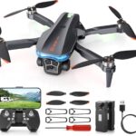 Drone with Camera – Foldable Brushless Motor Drone for Adults/Kids, 1080P HD RC quadcopter. Waypoint Fly, Altitude Hold, One Key Take Off/Landing, Gesture Selfie, 3D Flip, Long Flight Time