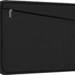 15.6 inch Laptop Sleeve, Durable Computer Carrying Bag Protective Case Briefcase Handbag with Front Pocket, Slim Cover for 15-16 Inch HP, Dell, Lenovo, Asus, Notebook, Black