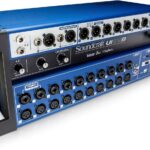 Soundcraft Ui24R Rack-Mountable Laptop or Tablet-Controlled, 24 input Digital Audio Mixer with onboard Signal Processing. Blue and Gray