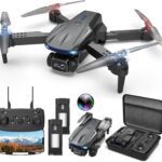 Drone with Camera 1080P for Kids Adults, Foldable HD FPV Mini Drone with 2 Batteries, One Key Take Off/Land, Altitude Hold, Headless Mode, 360°Flip, Gestures Selfie, 3 Speed Mode, Waypoint Fly