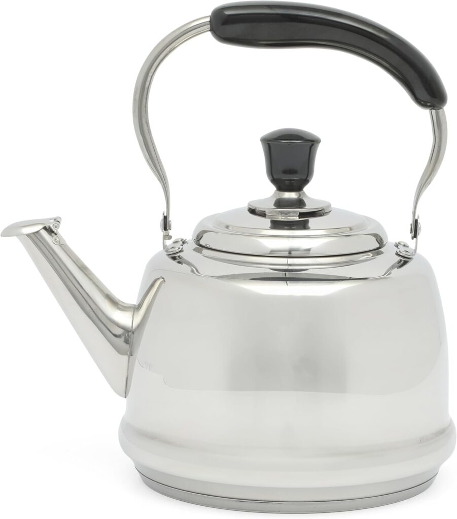 Martha Stewart Kingstree Large 2 Qt Heavy Gauge Tea Kettle – Stainless Steel