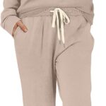 WIHOLL Lounge Sets for Women Two Piece Outfits Button Down Sweatsuit Sweatpant with Pockets Fall Fashion 2025
