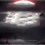 Long Gaming Mouse Pad 31.5 x 11.8 inches, Extended Anime Mousepad, Large Mouse Mat with Non-Slip Base, Full Keyboard Mat with Stitched Edges for Gaming and Office (Red Moon)