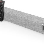 PyleUsa Home Bluetooth Audio Sound bar Stylish, 60W 35″ for TV, Supports 4K & HDMI TV’s, Optical, COAXIAL, AUX, w/Remote Control,Coaxial & RCA Cables,Class D Digital Stereo Power Amplifier – PSBV40BT