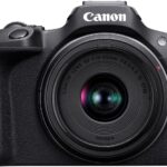Canon EOS R100 Mirrorless Camera RF-S18-45mm F4.5-6.3 is STM Lens Kit, 24.1 Megapixel CMOS (APS-C) Sensor, 4K Video, RF Mount, Black