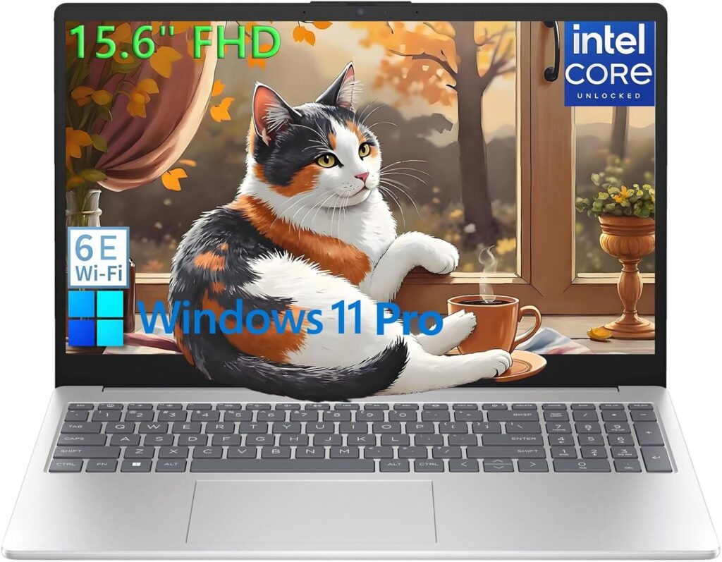 HP Laptop Computer 15.6″ FHD for Student Home and Business, Intel 4-Core Processor (Beat i3-1115G4), 32GB DDR4 RAM, 1TB PCIe SSD, WiFi 6E, Bluetooth 5.3, Type-C, HDMI, Windows 11 Pro, BEF-ectoy