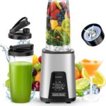 Blender for Smoothie, 900W Personal Blender for Shakes and Smoothies with 2 * 22oz (Max) BPA Free Portable Cups, Small Juicer for Protein Shake, Baby Food, Frozen Drink