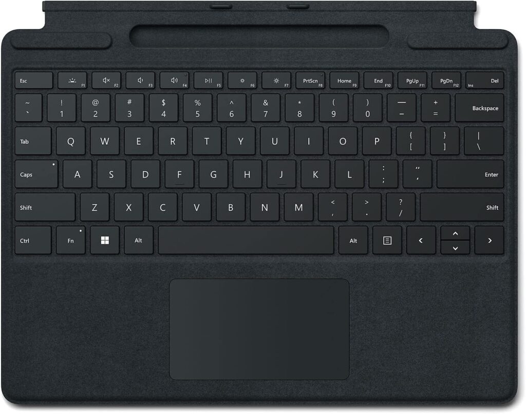 Surface Pro Signature Keyboard with Fingerprint Reader – Black