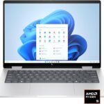 HP – Envy 2-in-1 14″ Wide Ultra XGA Touch-Screen Laptop – AMD Ryzen 5-16GB Memory – 512GB SSD – Glacier Silver Windows AI: Copilot 14-fa0013dx