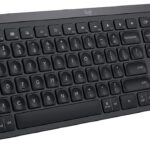 Logitech MX Keys Advanced Wireless Illuminated Keyboard, Tactile Responsive Typing, Backlighting, Bluetooth, USB-C, Apple macOS, Microsoft Windows, Linux, iOS, Android, Metal Build (Black)