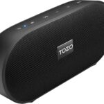 TOZO PA1 Bluetooth Speaker with 20W Stereo Sound, 25H Playtime, IPX7 Waterproof Portable Wireless Speaker with EQ Mode APP Control, Dual Pairing for Home, Outdoor Travel, Matte Black