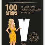 Linda’s Essentials Double Sided Tape for Clothes, Body and Fashion (100 Pack) | Clothing and Hem Tape for Women, No Sew No Iron, Fabric Adhesive, Strong Clear Body Adhesive for Skin