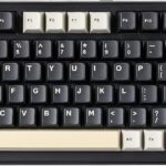YUNZII B75 Mechanical Keyboard,75% Layout with Knob,Hot Swappable RGB Backlit Gasket Mounted, Creamy Typing, Double-Shot PBT Keycaps,Cherry Profile,for Win/Mac (Black, Milk V2 Linear Switch)
