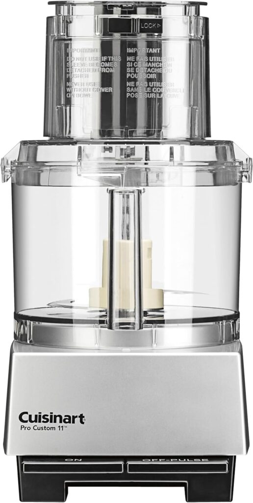 Cuisinart Food Processor, Pro Custom 11 Cup, Brushed Chrome, DLC-8SBCYP1