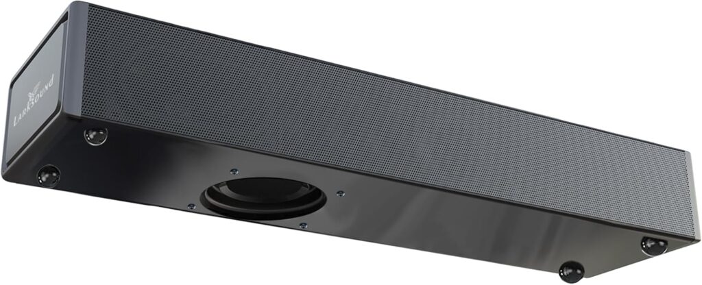 2.1 CH Sound Bar with Built-in Subwoofer, Small Soundbar for TV, PC, Gaming, Mini TV Speaker with Bluetooth/HDMI ARC/Optical/AUX/USB Connections