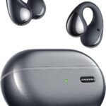 SoundPEATS PearlClip Pro Ear Ultra Open Ear Earbuds Wireless Headphones Bluetooth 5.4 Earphones Clip On Ear Buds with Mic, IPX5 Waterproof, 24 Hrs Play for Running Cycling Fitness