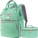 Weitars Lunch Backpack For Women,15.6 Inch Laptop Backpacks For Womens Back pack, Travel Backpacks,Work Backpack For Women (LightGreen)