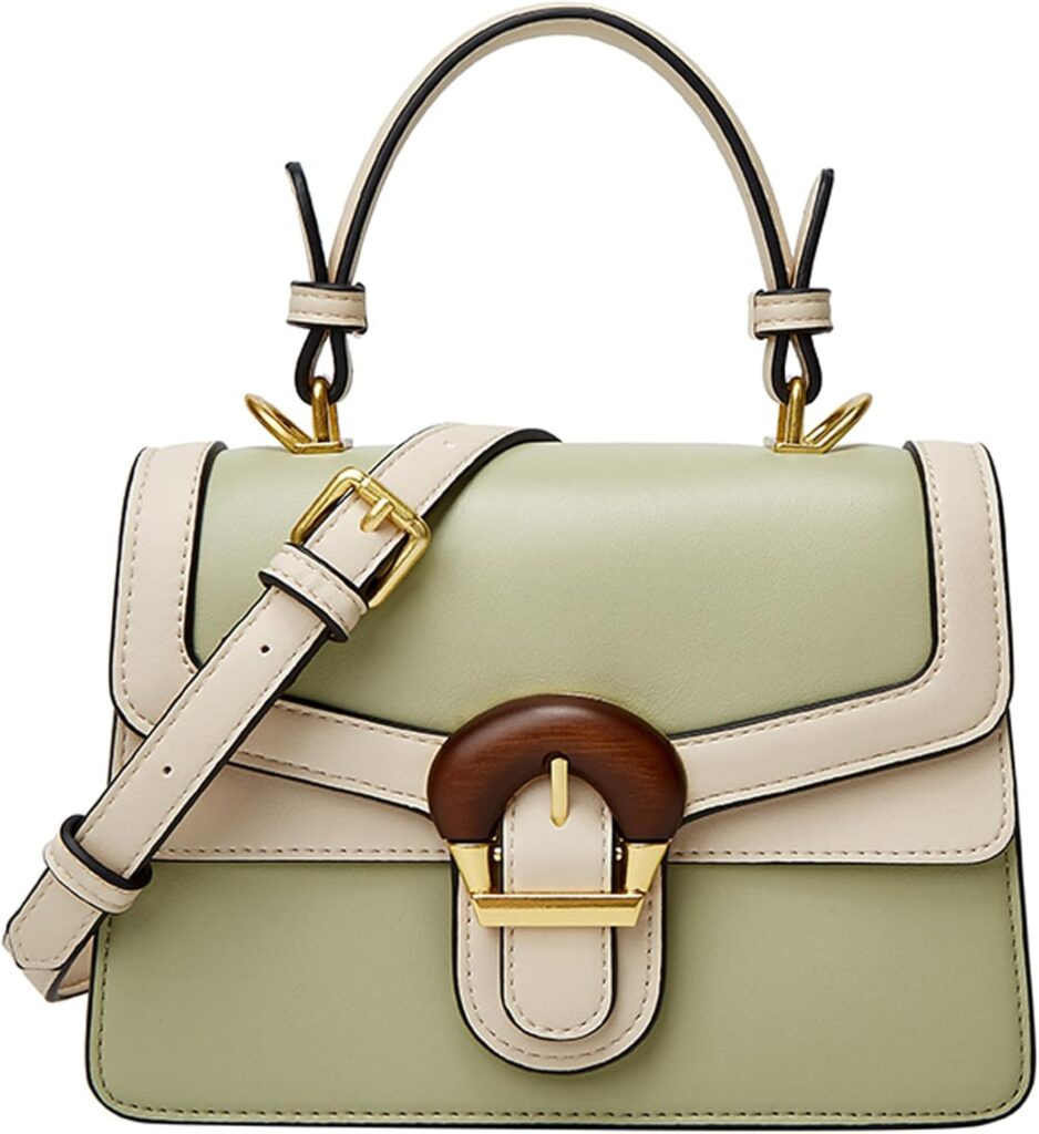 Top-Handle Bags for Women – Fashion Designer Mini Purse with Leather Strap Cute Tiny Clutch Crossbody Bag