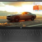 HP 15.6″ Portable Laptop (Include 1 Year Microsoft 365), HD Display, Intel Quad-Core N200 Processor, 16GB RAM, 128GB Storage, Wi-Fi 6, Webcam, HDMI, Numeric Keypad, Windows 11 Home, Black
