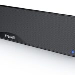 Computer Speakers, HiFi Sound Quality Computer Sound Bar, USB Powered PC Speakers, Bluetooth 5.0 and 3.5mm Aux-in Computer Speakers for Desktop, Laptops, PCs, Phones, Tablets, Xbox, Gaming Speakers