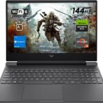 HP Victus 15 Gaming Laptop, 15.6″ FHD 144Hz Display, AMD Ryzen 5 7535HS, 64GB DDR5 RAM, 2TB PCIe M.2 SSD, NVIDIA GeForce RTX 2050, HDMI, Webcam, Backlit Keyboard, Wi-Fi 6, Windows 11 Home, Silver
