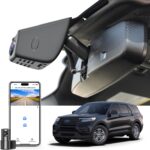 Front 4K & Rear 1080p Dash Cam for Ford Explorer U625 2020 2021 2022 2023 2024, Base XLT ST_Line Limited Timberline Platinum King Ran(Model A), UHD 2160P Video, WiFi & App, 128GB Card