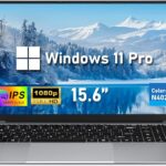 Laptop, Windows 11 Pro Laptop Computer 2025, 15.6 Inch Lap Top, 8GB RAM 256GB SSD PC, N4020 Processor, 15.6″ FHD 1920 * 1080 Display, WIFI5, BT5.0
