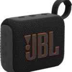 JBL Go 4 – Ultra-Portable, Waterproof and Dustproof Bluetooth Speaker, Big Pro Sound with Punchy bass, 7-Hour Built-in Battery, Made in Part with Recycled Materials (Black)