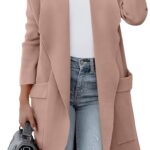 ANRABESS Women’s Long Cardigan Sweater 2025 Fall Fashion Casual Oversized Knit Open Front Coatigan Jacket Coat Outfits