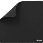 ATTACK SHARK CM02 Gaming Mouse Pad for Esports Speed Large Mouse mats for Desk Waterproof Surface Stitched Edges and Anti-Slip Rubber Base Size L Laminate 17.72” x 15.75” x 0.16” Black