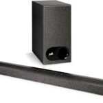 Polk Audio Signa S2D Sound Bar with Wireless Subwoofer (Online Exclusive Finish), Dolby Digital & DTS Virtual Surround, VoiceAdjust Technology, Bluetooth Music Streaming, Aux, HDMI & Optical Inputs