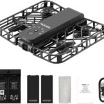 HOVERAir X1 Drone with Camera, Self-Flying Camera Drone with Follow Me Mode, Foldable Mini Drone with HDR Video Capture, Palm Takeoff, Intelligent Flight Paths, Hands-Free Control Black (Combo Plus)