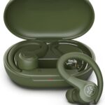 JLab Go Sport+ Wireless Workout Earbuds Featuring C3 Clear Calling, Secure Earhook Sport Design, 35+ Hour Bluetooth Playtime, and 3 EQ Sound Settings (Green)
