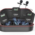 SYNCO Wireless Lavalier Mic System, G2(A2) PRO Dual Channel 656FT Transmission with Digital USB Outputs for DSLR/iPhone/Android/PC/Action cam, Professional-Lapel-Microphones-for-Camera