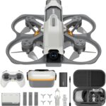 CADDXFPV Protos FPV Drone RTF Kit, Built-in Walksnail 6g VTX, 1080p/60fps HD Digital Video Transmission, 4.5″ FPV Goggles Screen, 3-in-1 Charging Hub for 3 Batteries, Supports 3 Flight Modes, Perfect FPV Gift for Beginners & Freestyle Racing