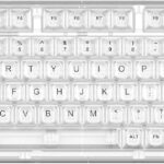 YUNZII X75 PRO 82 Key Wireless Hot Swappable Mechanical Gaming Keyboard with Transparent Keycaps,Gasket Mount,BT5.0/2.4G/USB-C for Windows/Mac(Crystal White Switch, Wireless-White)