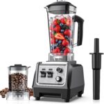 1800W Smoothie Blender and Grinder Combo 70OZ Large Capacity Countertop Blenders for Kitchen High Speed Blender for Smoothies Ice Crushing Frozen Drinks Puree