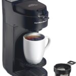 Hamilton Beach The Scoop Single Serve Coffee Maker & Fast Grounds Brewer for 8-14oz. Cups, Brews in Minutes, Black (47620), Next Gen