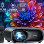 NexiGo PJ40 (Gen 3) Projector with WiFi and Bluetooth, D65 Calibrated, Native 1080P, 4K Supported, Projector for Outdoor Movies, 20W Speakers, Home Theater, Compatible w/TV Stick, iOS, Android