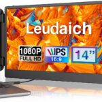 Laptop Screen Extender, FHD 1080P IPS 14″ Laptop Monitor Extender, Plug and Play HDMI/Type-C – Compatible with Windows, Mac, Android, Chrome, Xbox, Switch, PS5, Work with 13”-17” Laptops
