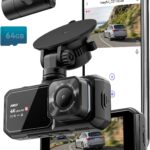 IIWEY 4K Dash Cam Front and Rear for Cars, Dual UHD Camera with WiFi, Free 64GB Card, 3.16″ IPS, G-Sensor, Parking Mode, Loop Recording, WDR