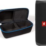 JBL Flip 5 (Black) + Bundle with divvi! Protective Hardshell Case
