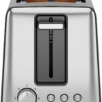 Chefman 2 Slice Toaster, 7 Shade Settings, Removable Crumb Tray, Thick Bread and Bagel Toaster with Defrost and Cancel Buttons – Black