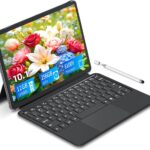 10.1 inch 2 in 1 Laptop 12 GB DDR3 256GB SSD, M3-8100Y Processor (up to 3.40GHz), 800 * 1280 Touch Display, Wifi5, Bluetooth 5.0, HDMI*1, Type C Full Function, Backlit Keyboard, Win11,Laptop Computer