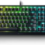 Razer BlackWidow V4 X – Mechanical Gaming Keyboard: Green Switches Tactile & Clicky, 6 Dedicated Macro Keys, Chroma RGB, Doubleshot ABS Keycaps, Media Controls, Sound Dampening & Stabilizers (Renewed)