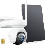 REOLINK Altas Go PT 4G LTE Solar Cellular Security Camera Wireless Outdoor, 360° 24/7 Recording, 10s Pre-Record, for Home Security, 2K ColorX Night Vision, Smart Detection, Large Battery and 12W SP