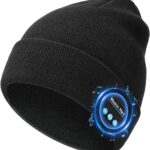 TOUCH TWO® Beanie with Bluetooth Headphones, Bluetooth Beanie for Men Women Teens, Gifts for Christmas Stocking Stuffers
