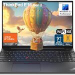 Lenovo ThinkPad E16 G2 Business Laptop Computer, 16″ FHD+, AMD 8-Core Ryzen 7 7735HS (Beat i7-1360P), 32GB DDR5, 1TB PCIe SSD, WiFi 6E, Fingerprint Reader, Backlit Keyboard, Windows 11 Pro, AZ-XUT