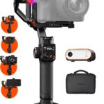 hohem iSteady MT2 Kit Gimbal Stabilizer for Camera, 3-Axis Gimbal for Mirrorless/Pocket/Action Camera/Smartphone, AI Tracker, Magnetic Fill Light Stabilizer, Available for Canon/Nikon/Sony